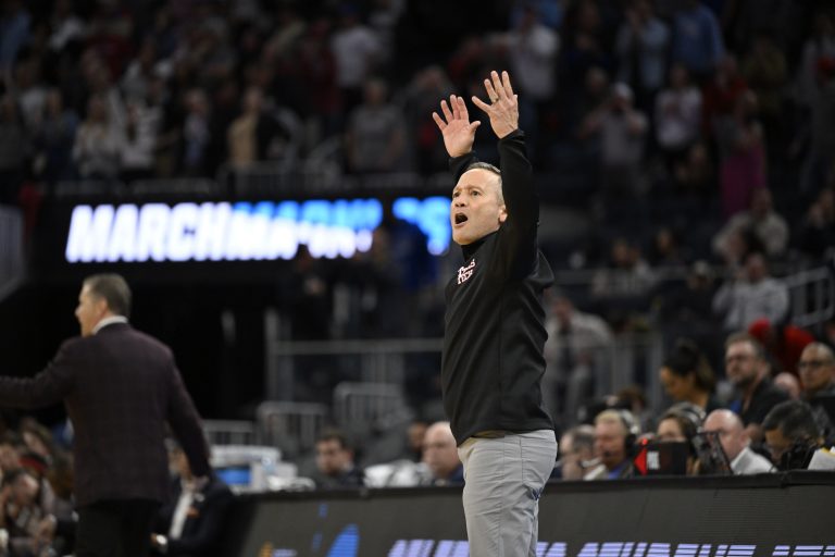 Grant McCasland indicates second-half focus is what drove Texas Tech to their dramatic come-from-behind victory and advancing into the Elite Eight.