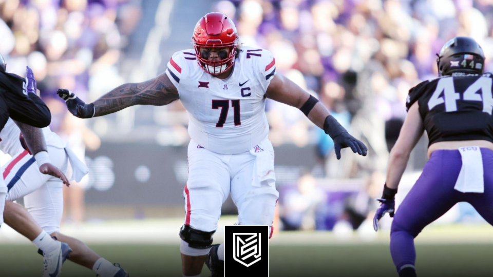 Everything you need to know about Jonah Savaiinaea ahead of the 2025 NFL Draft including his scouting report, recent draft projection, and all the expert predictions.