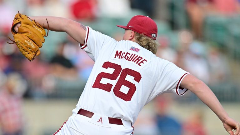 who_is_pitching_for_arkansas_today