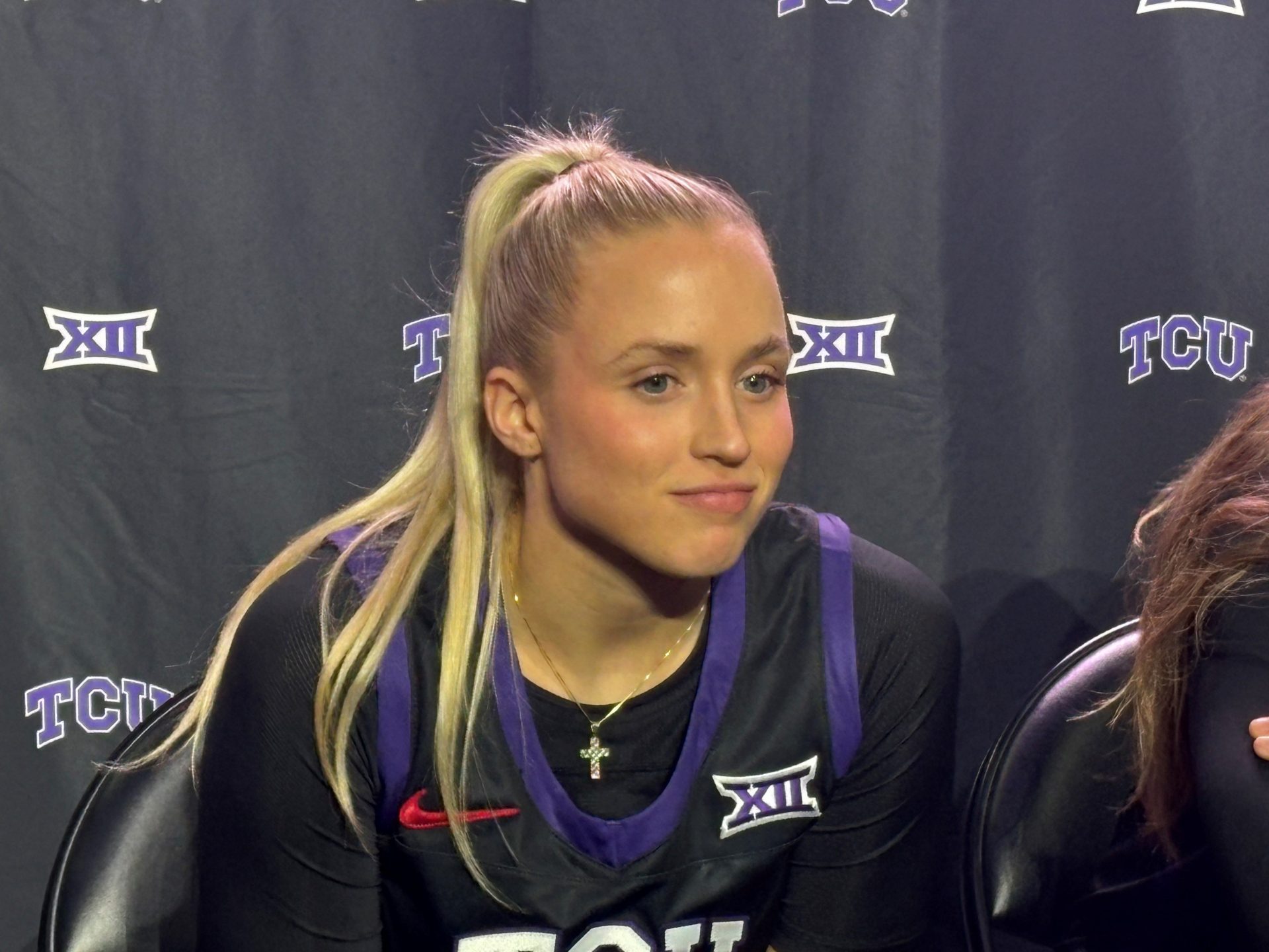 Hailey Van Lith is now at TCU after transferring from Louisville. She previously played at LSU. She has one of the top NIL valuation's among Big 12 women's basketball players.