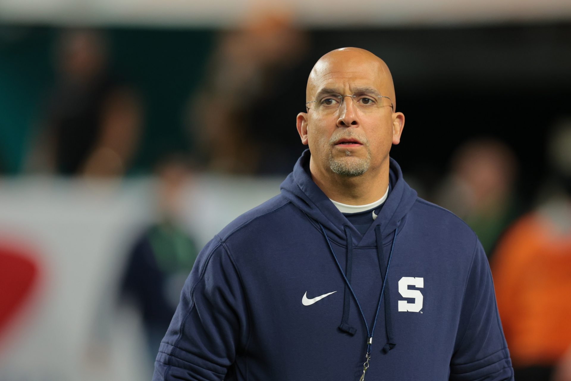 Penn State Nittany Lions head coach James Franklin before the game against the Notre Dame Fighting Irish in the Orange Bowl at Hard Rock Stadium.