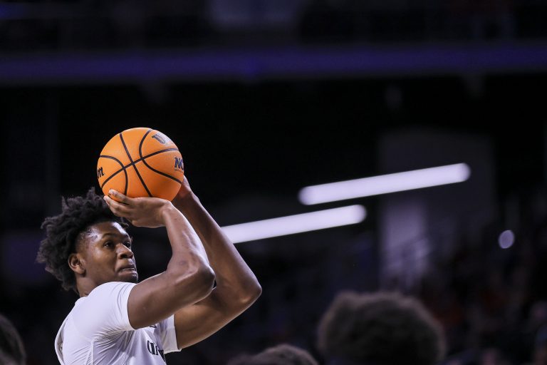 Cincinnati Bearcats forward Tyler Betsey (14) shoots a free throw against the TCU Horned Frogs in the first half at Fifth Third Arena.