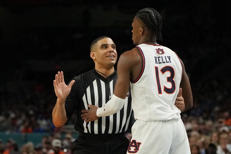 Did the refs blow it? Fans cry foul after multiple wild calls in Florida's victory over Auburn in the Final Four to advance to the National Championship.