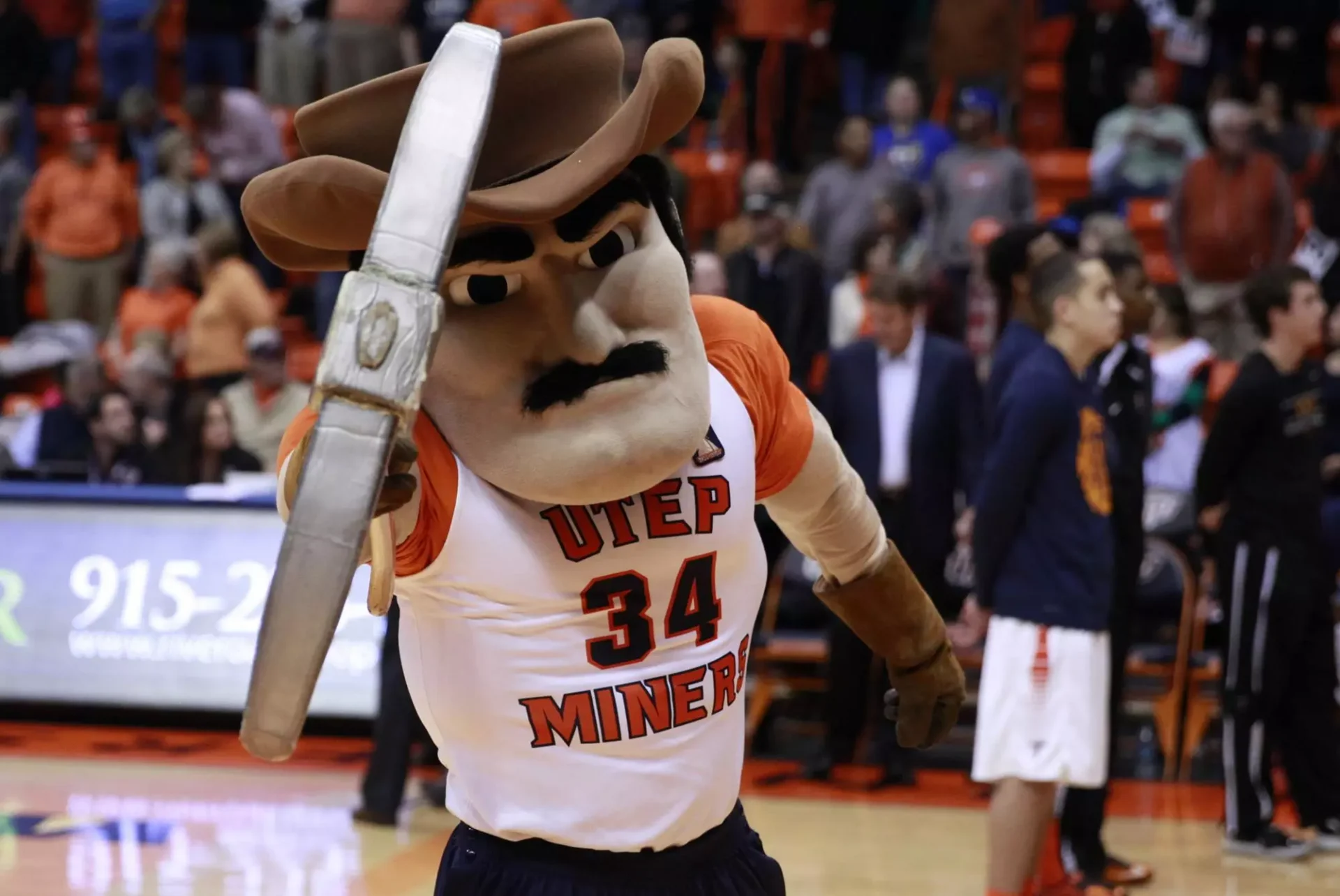 History of the UTEP Miners Mascot