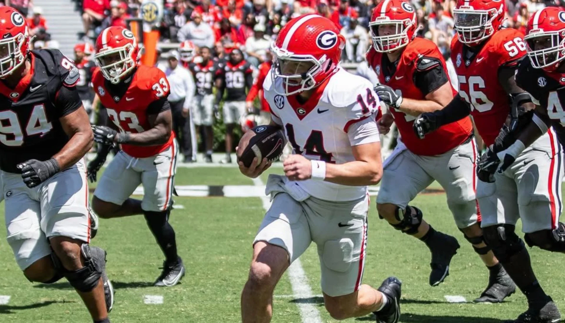Gunner Stockton (Image credit: X/@UGAFanatic0)