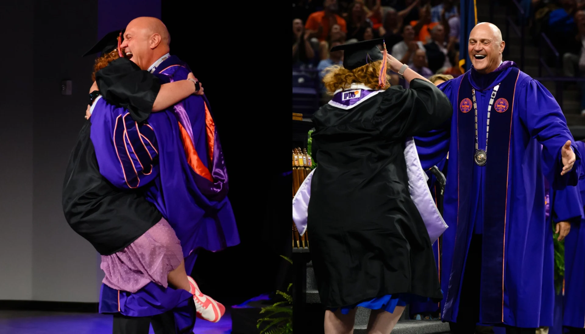 President Jim Clement and his Daughter (Image credit: X/@ClemsonPrez)