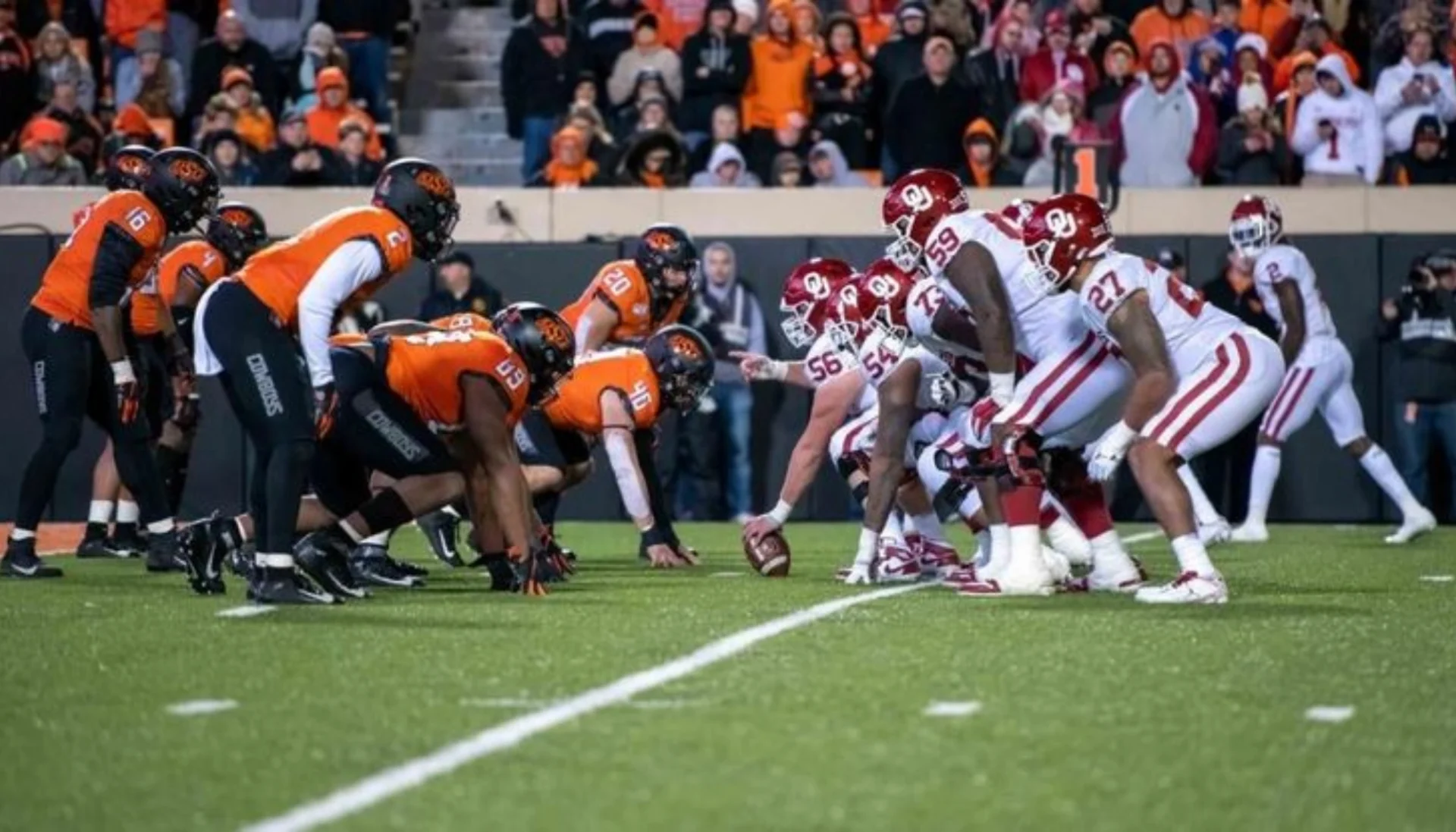 Oklahoma vs. Oklahoma State (Image credit: Pinterest)
