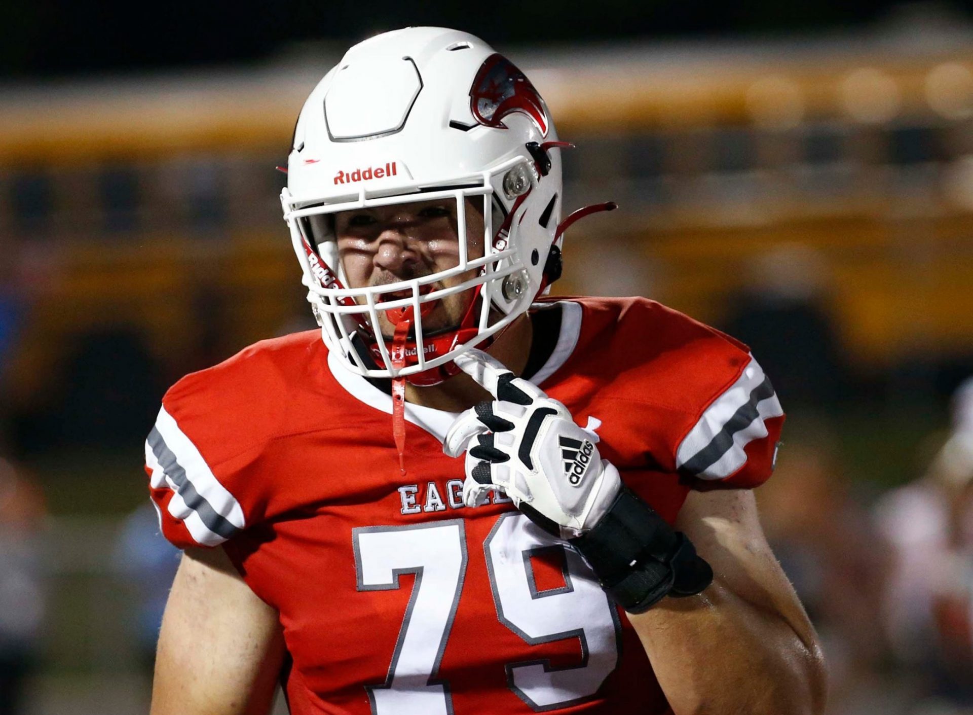 Nixa's Jackson Cantwell seen here against Webb City on August 25, 2023.