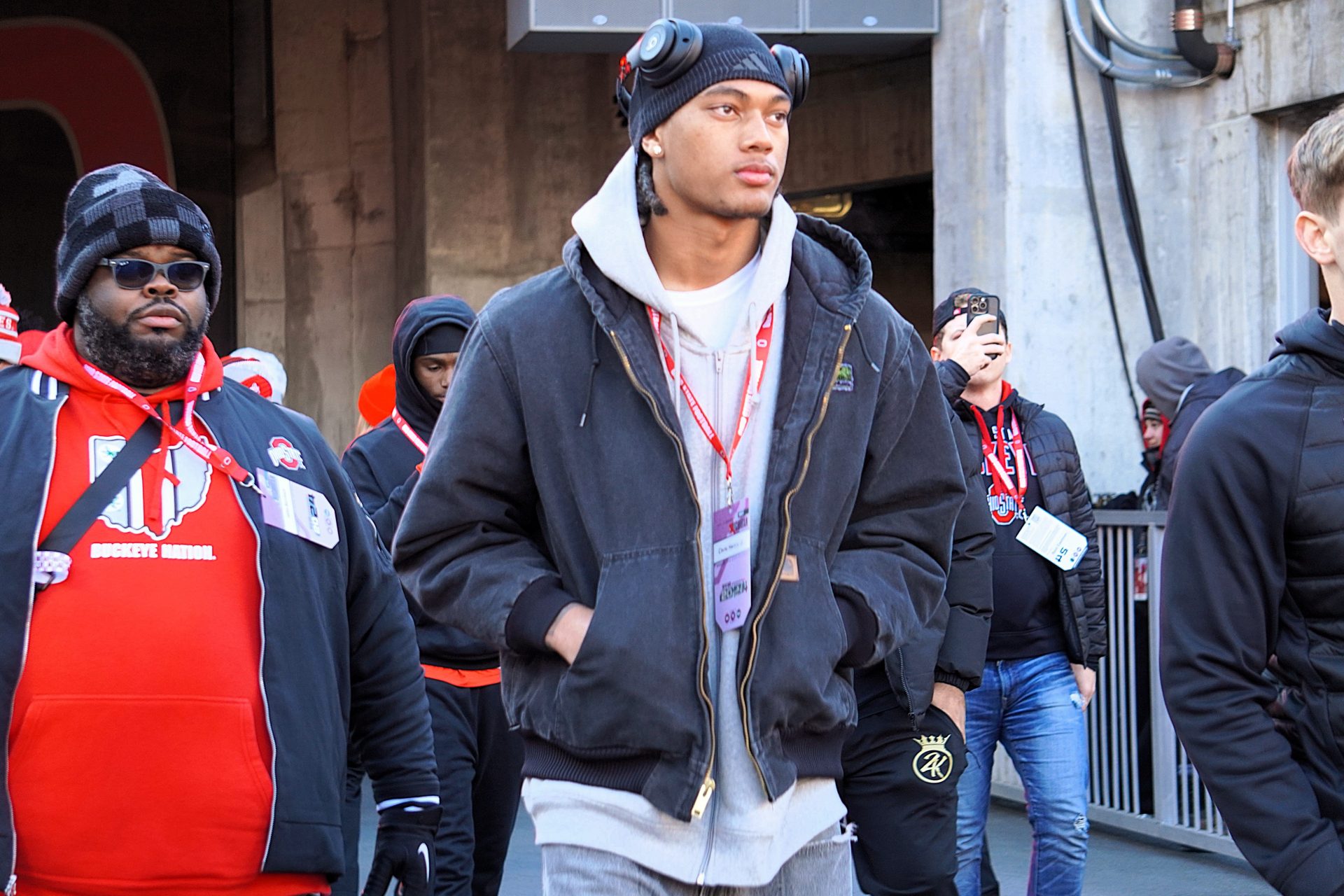 Chris Henry Jr. was at Ohio Stadium to watch the Ohio State Buckeyes take on the Michigan Wolverines in an NCAA football game on Saturday Nov. 30, 2024.