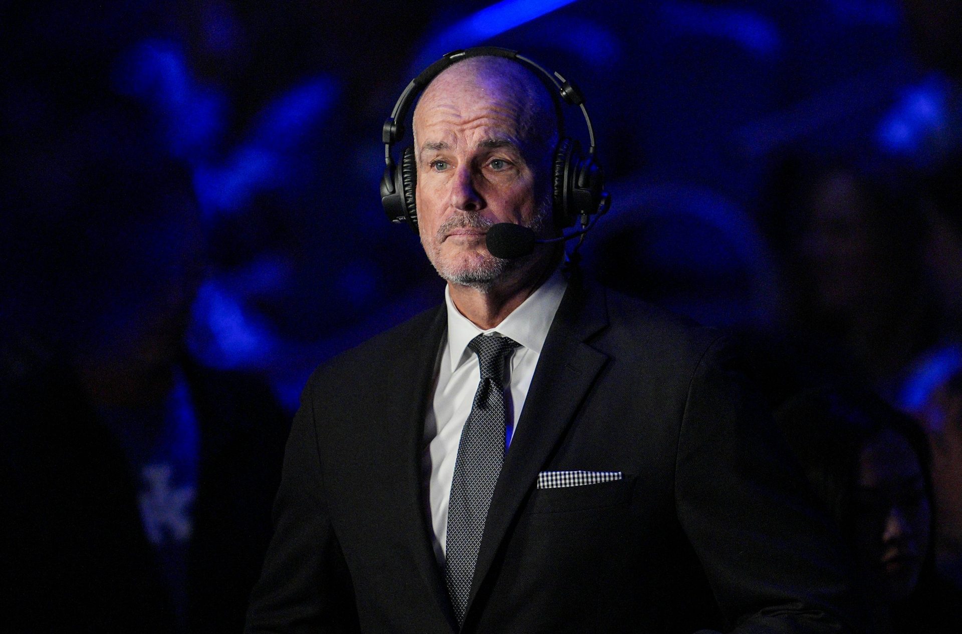 ESPN commentator Jay Bilas before the Kentucky-Auburn men's basketball game Saturday afternoon in Lexington, Kentucky March 1, 2025