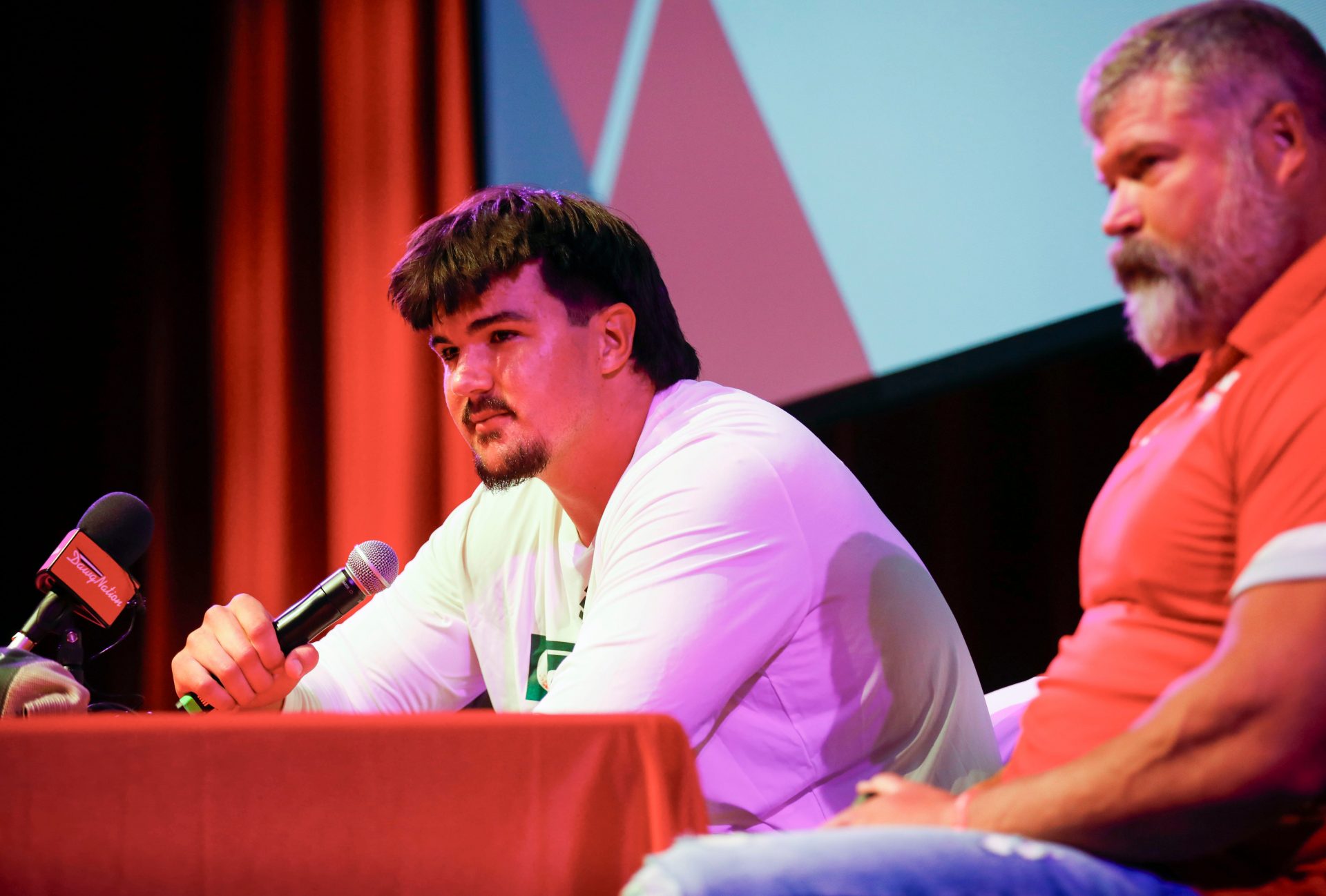 Nixa High School offensive tackle Jackson Cantwell, the No. 1 ranked high school football recruit for the class of 2026, announced he will play football at Miami during a ceremony on Tuesday, May 13, 2025.