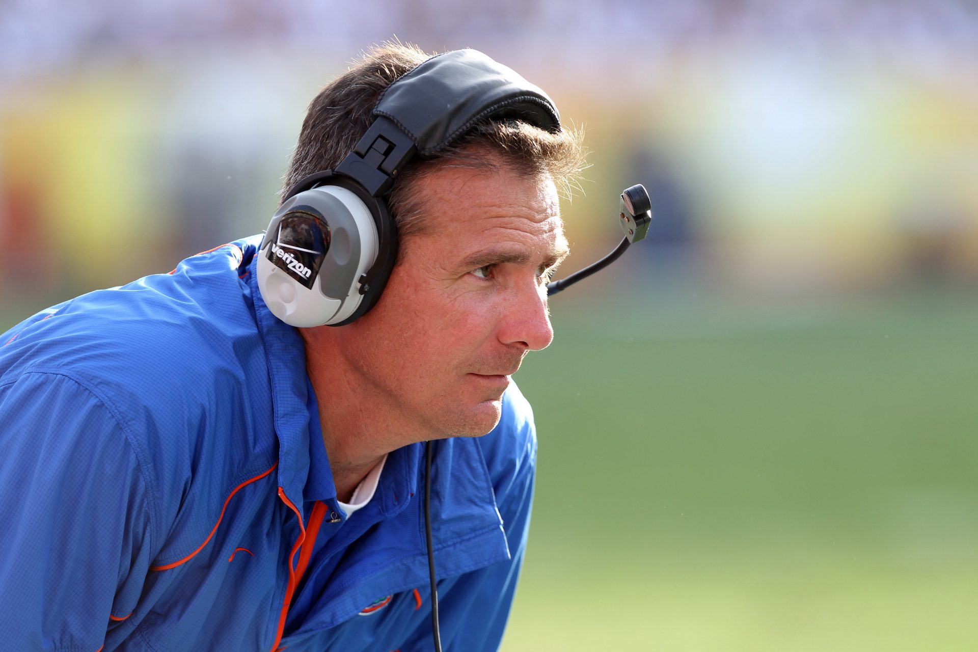 Florida Gators head coach Urban Meyer during the second half of their game against the Penn State Nittany Lions of the 2011 Outback Bowl at Raymond James Stadium. Florida Gators defeated the Penn State Nittany Lions 37-24.