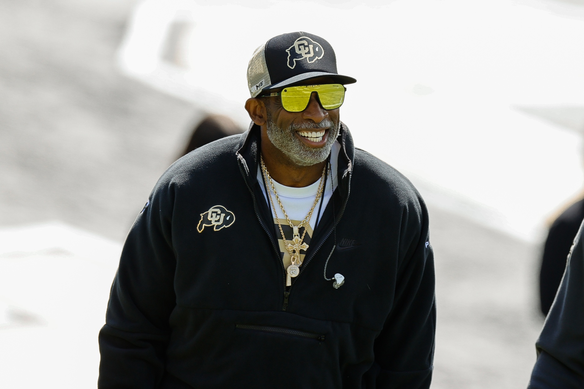 Colorado Buffaloes head coach Deion Sanders during the spring game at Folsom Field.