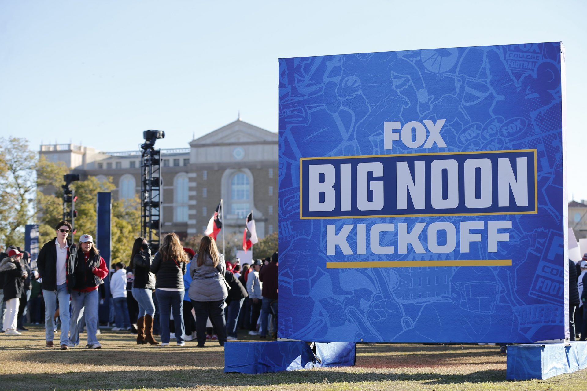 FOX hosted its Big Noon Kickoff football pregame show at Texas Tech University, Saturday, Nov. 9, 2024 at Jones AT&T Stadium.