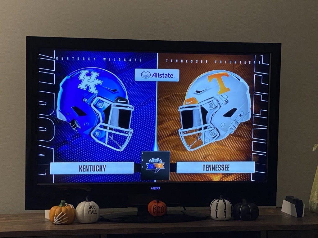 The No. 7 Tennessee Volunteers will host the Kentucky Wildcats for a rivalry game this weekend. To prepare, Knox News ran 100 simulations of the matchup on EA Sports College Football 25 to see what the outcome could be before kickoff Nov. 2.