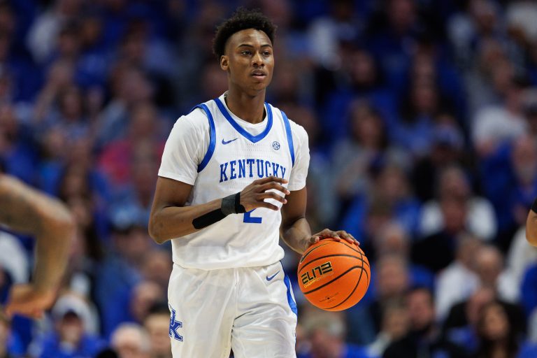 Kentucky Wildcats guard Jaxson Robinson (2) brings the ball up court during the second half against the South Carolina Gamecocks at Rupp Arena at Central Bank Center.