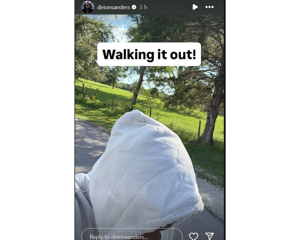 Deion Sanders Marks Return With Brief Health Update 3 Weeks After Major Weight Loss Revelation