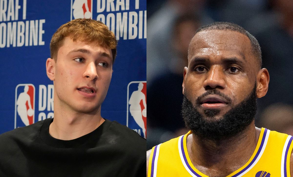 Cooper Flagg [L] | LeBron James [R] [Credits: @imagn.com]