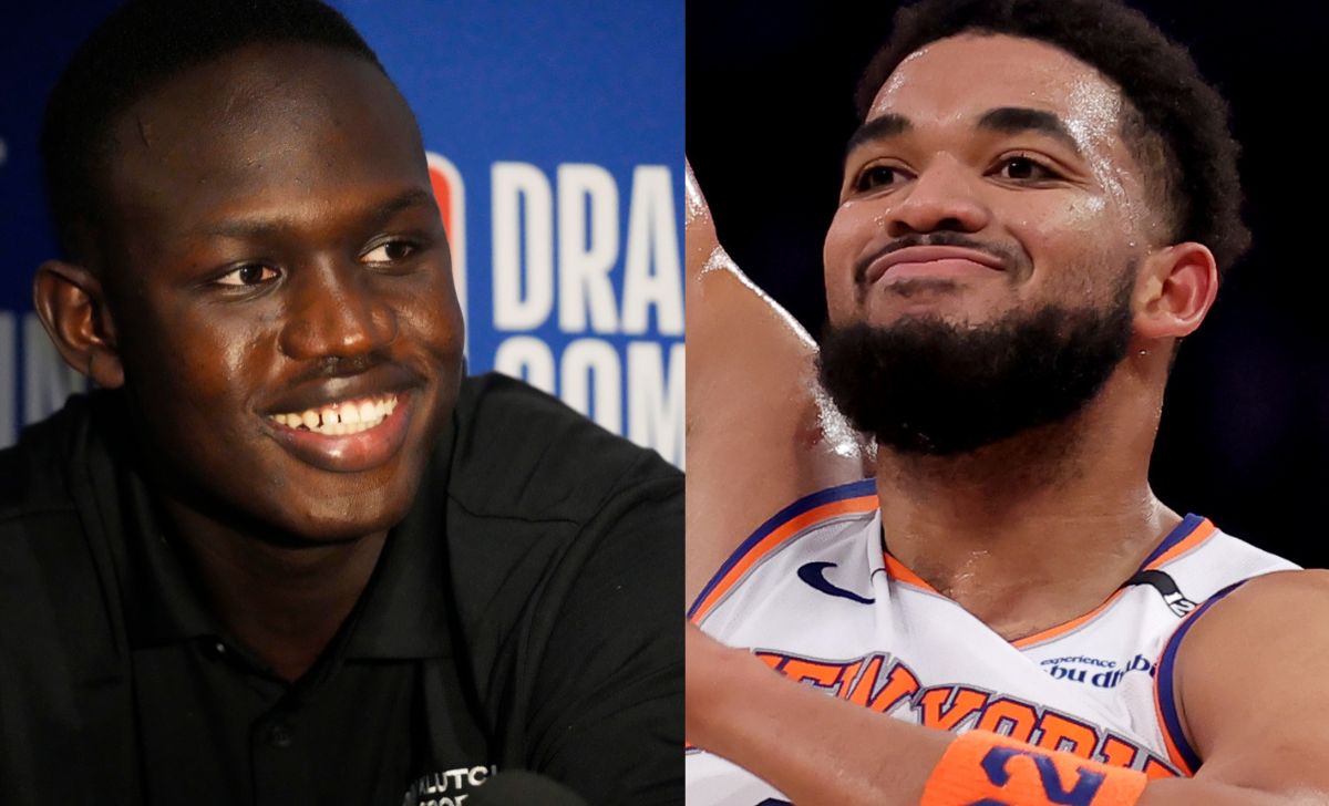 Khaman Maluach [L] | Derrick White [R] [@imagn.com]