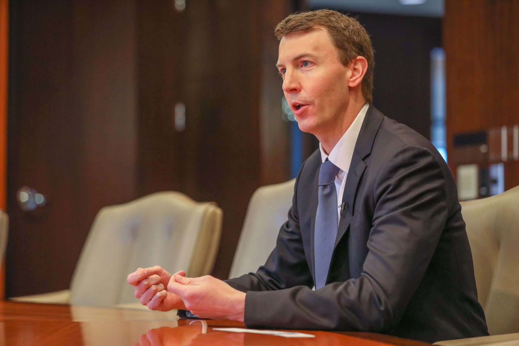 MLB's Senior Vice President & Deputy General Counsel Investigations, Compliance & Security, Bryan Seeley, speaks to our editorial board about sports gambling.

120518mlb 4