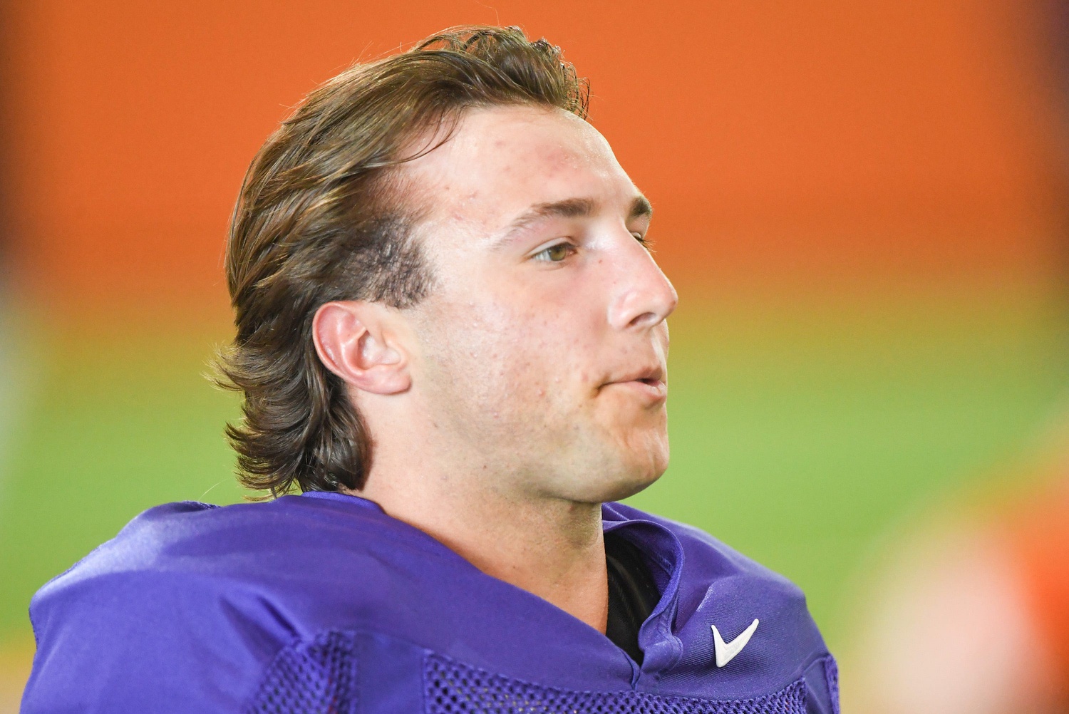 Clemson quarterback Cade Klubnik (2) during Spring Practice in Clemson, S.C. Monday, March 24, 2025.