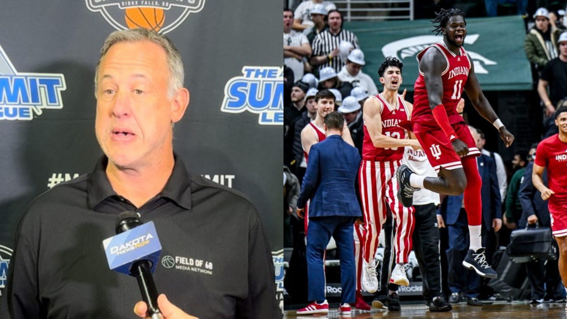 Jeff Goodman and the Indiana Hoosiers. - Source: Imagn