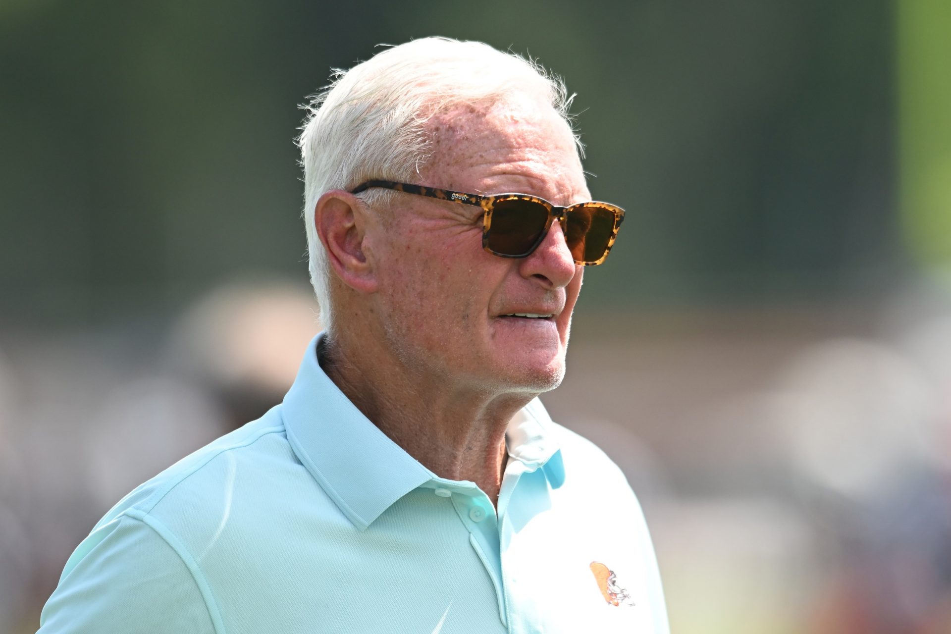 Cleveland Browns managing and principal partner Jimmy Haslam  during training camp at CrossCountry Mortgage Campus.