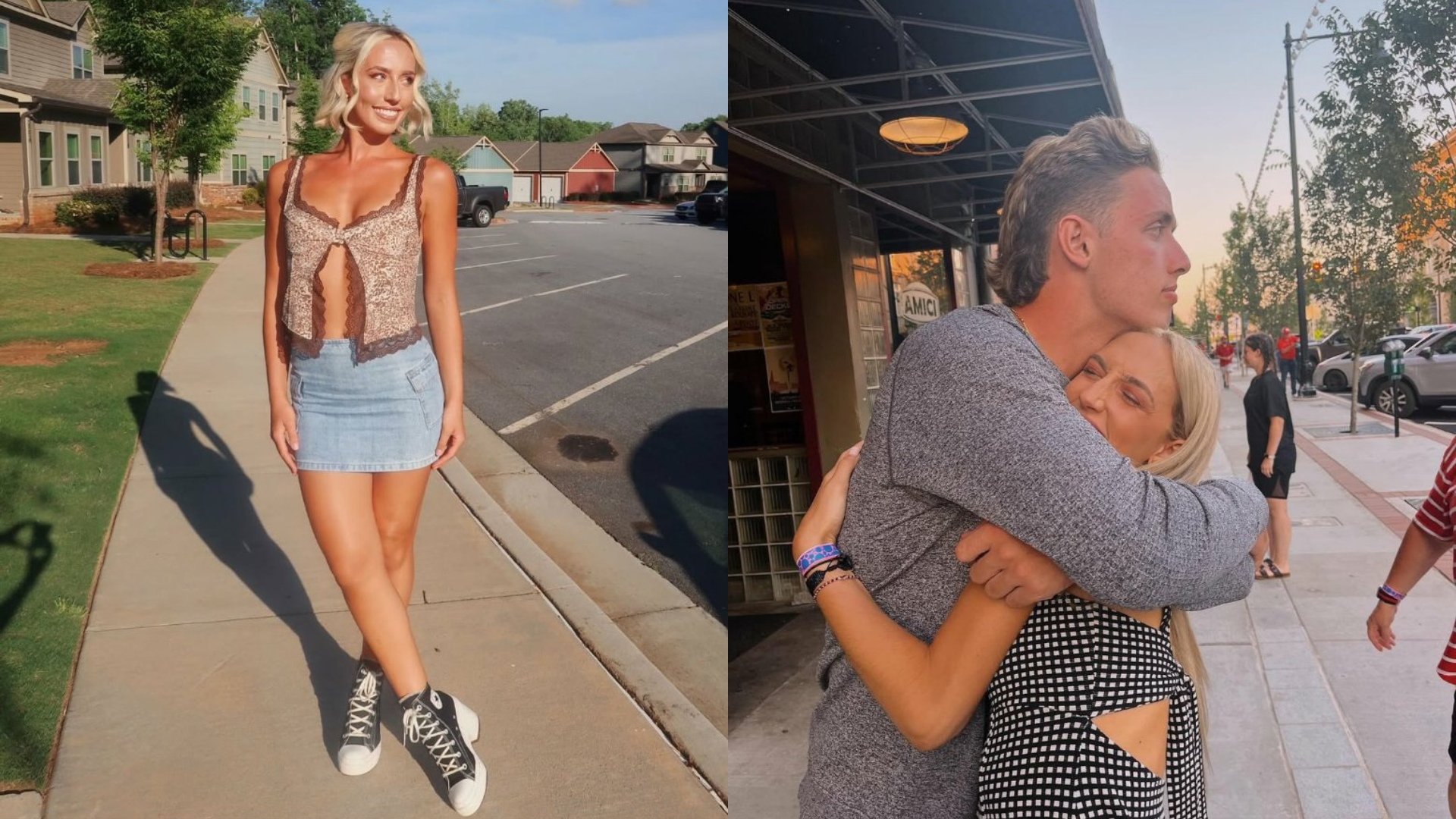 Kylie Beck; Carson Beck with her sister. Source: Instagram/@kyliebeck_