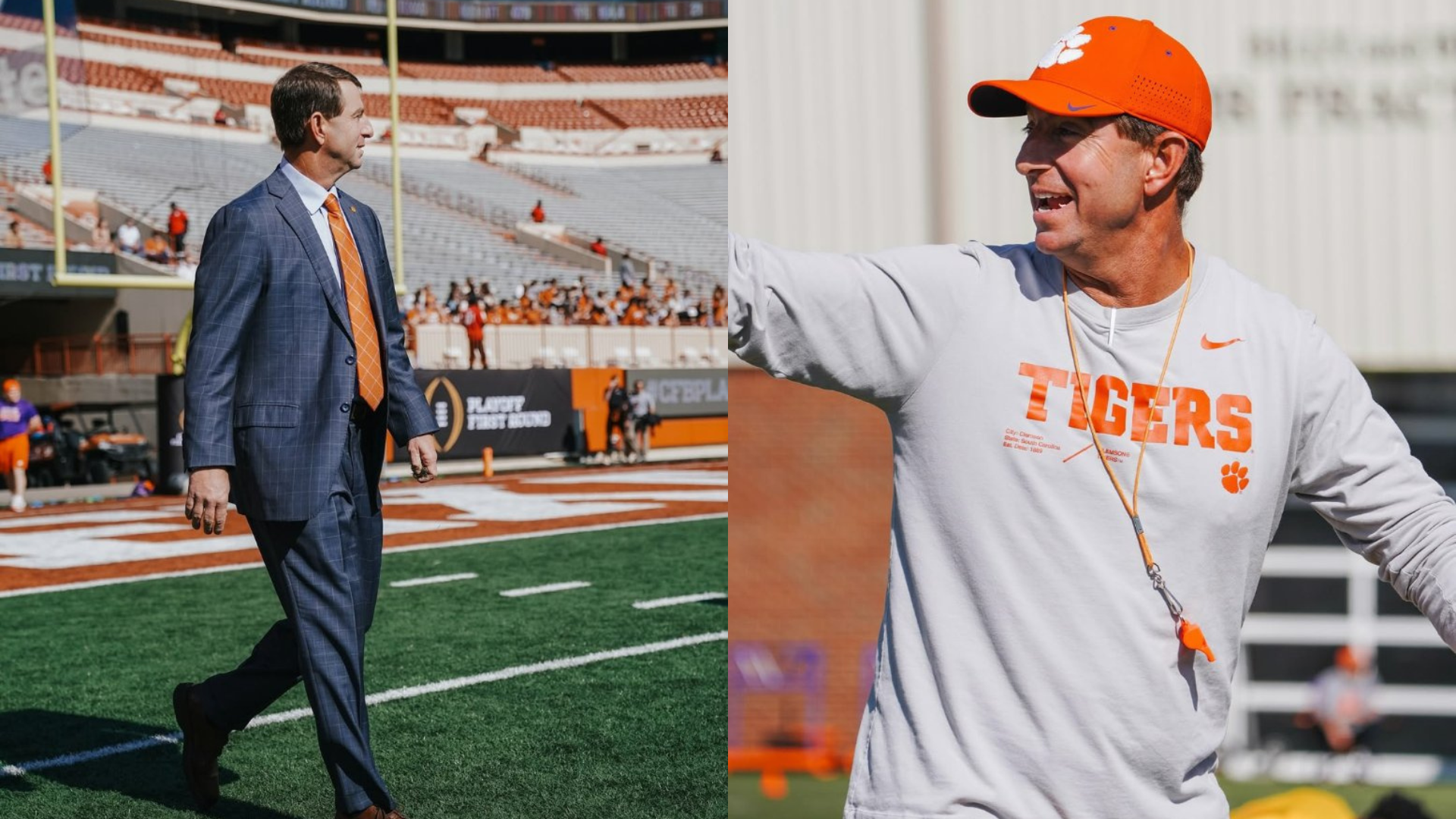 Clemson coach Dabo Swinney. Source: Instagram/@clemsontigers