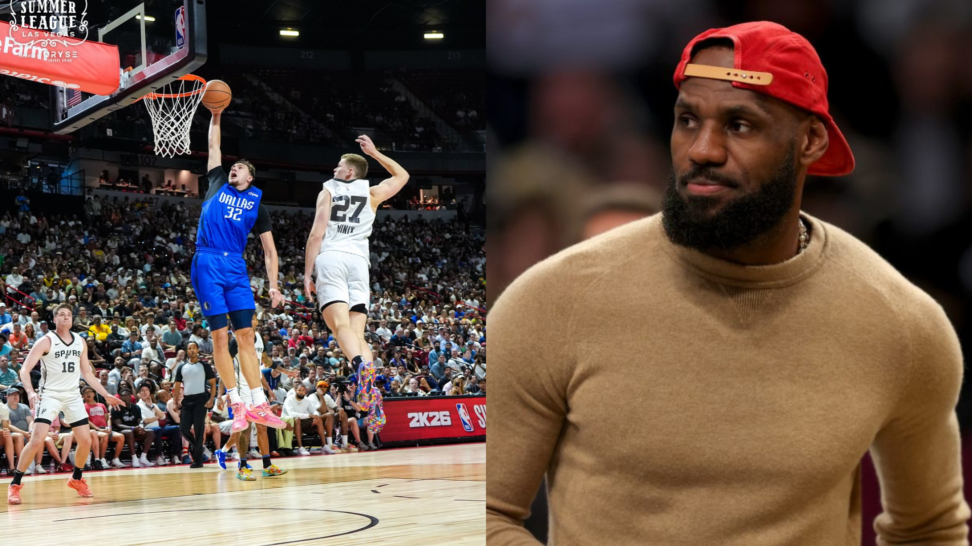 Cooper Flagg and LeBron James. - Source: https://www.instagram.com/p/DMBhpvsuWH9/?hl=en&img_index=1, Imagn
