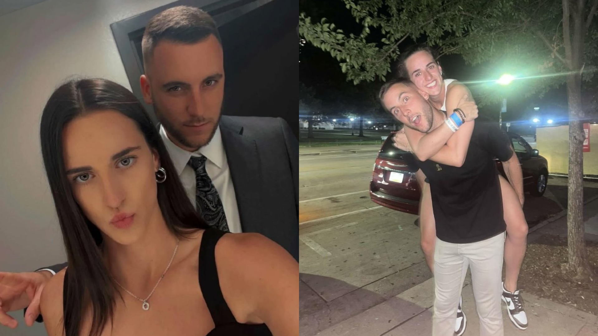 Caitlin Clark and Connor McCaffery. Source: Instagram/@connor_m30