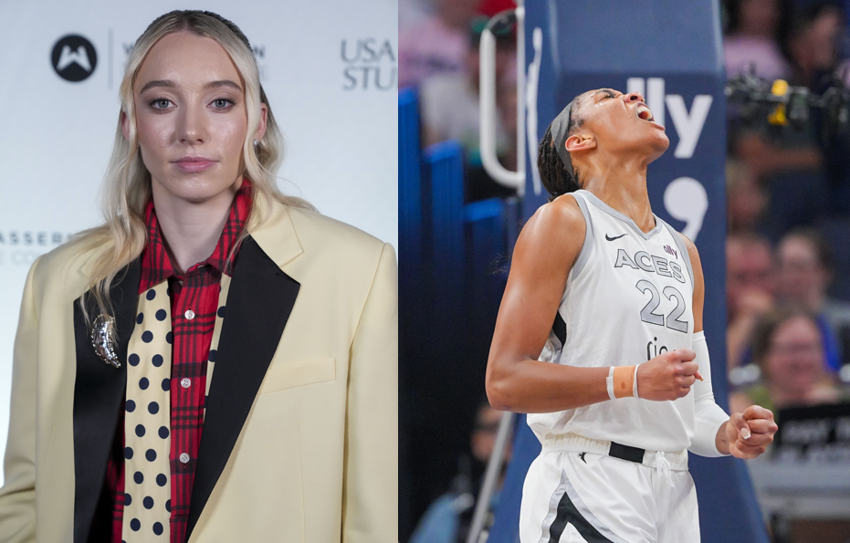 Paige Bueckers and A'ja Wilson (source: Imagn)