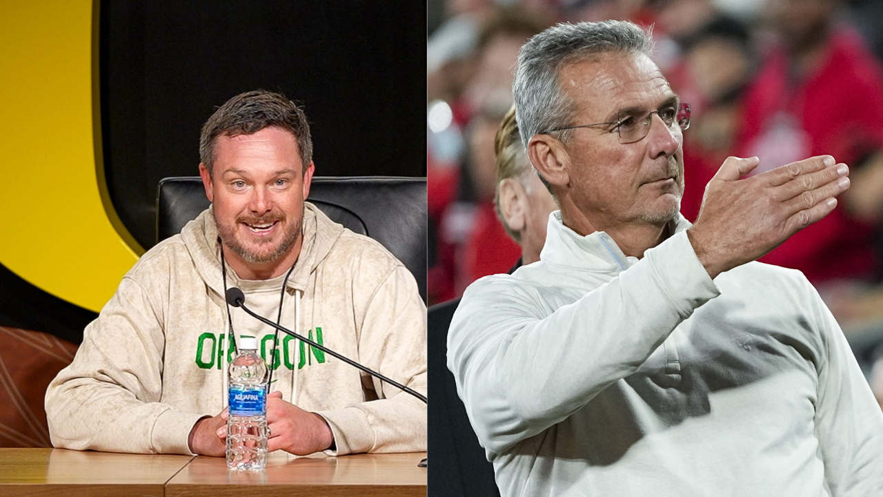 Dan Lanning and Urban Meyer. Credit: USA TODAY