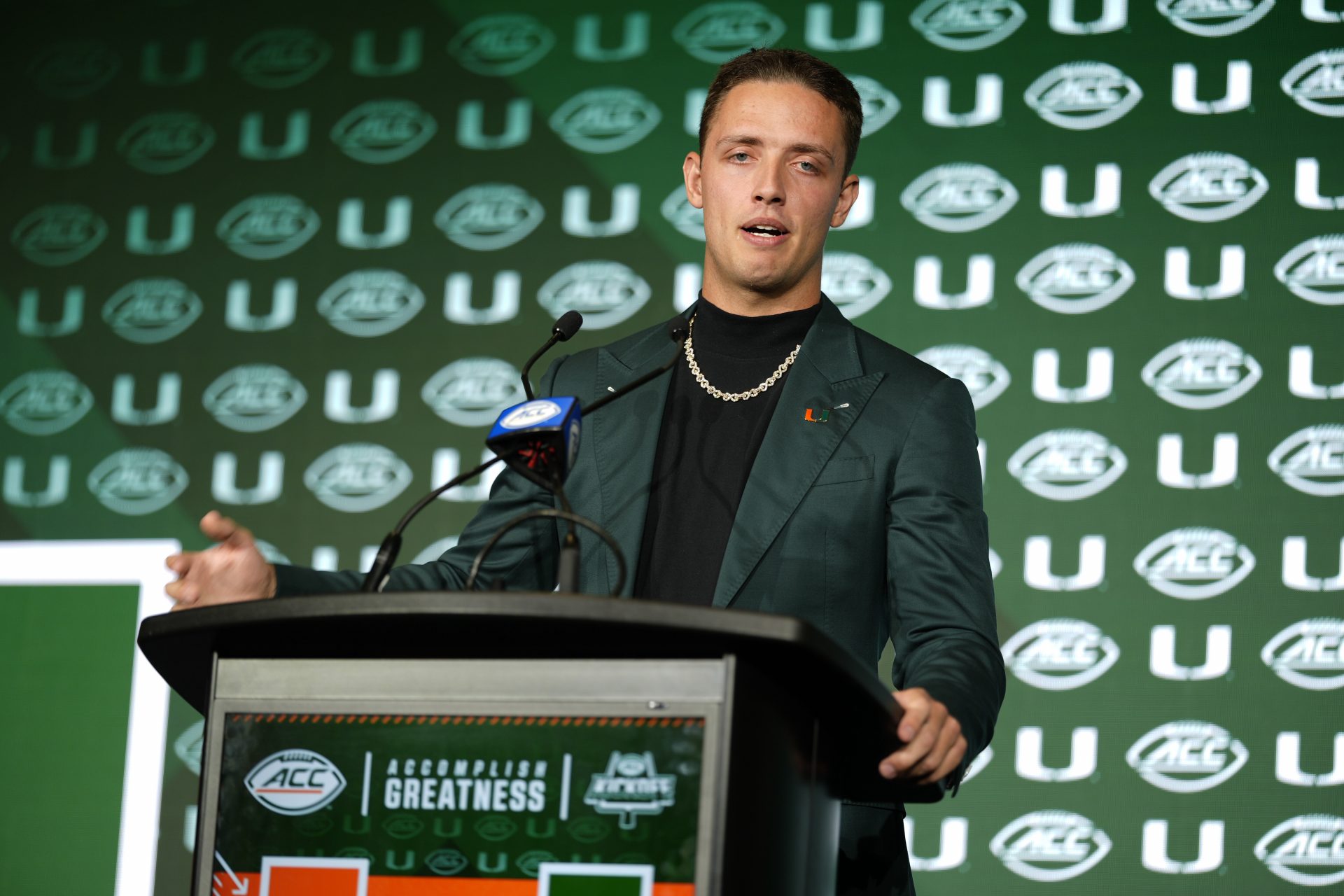 Miami QB Carson Beck could be a significant Heisman contender in 2025. (Photo Credit: IMAGN)
