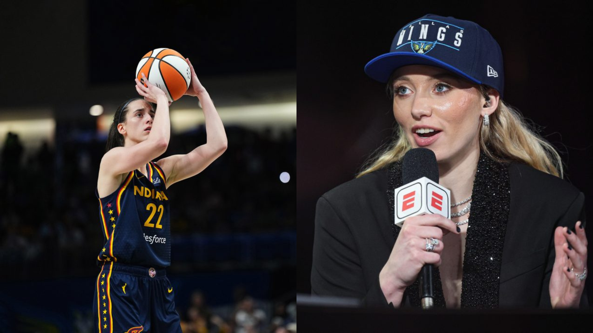 Caitlin Clark and Paige Bueckers. - Source: Imagn