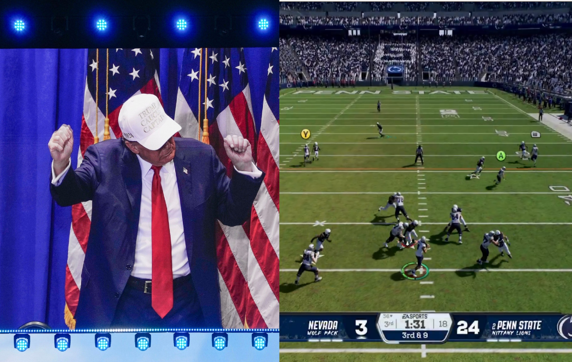 Images via Imagn, EA Sports College Football on X