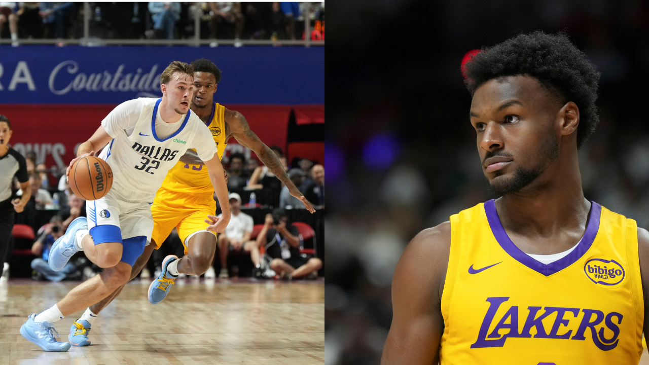 Bronny James and Cooper Flagg. Credit: USA TODAY