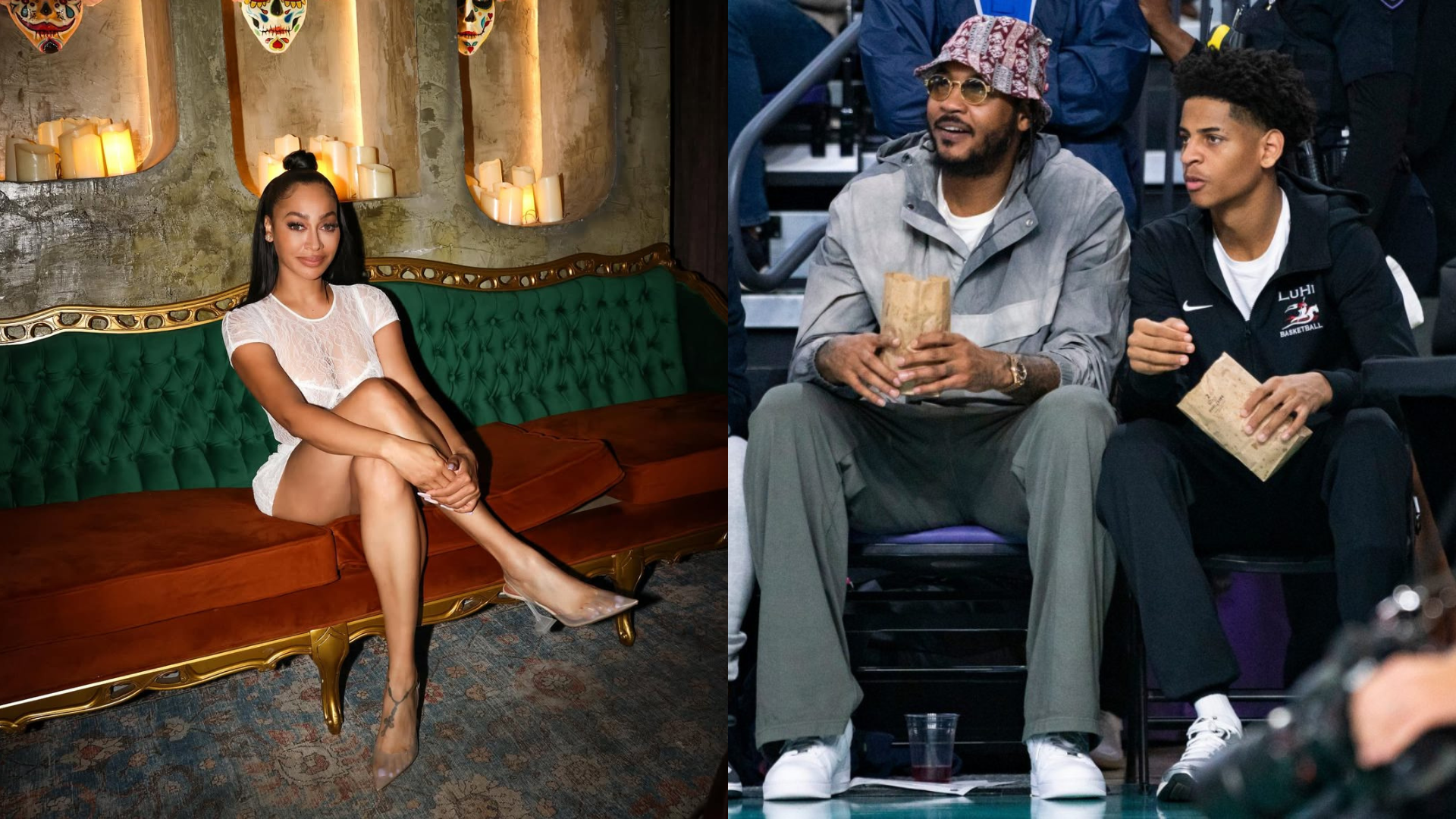 La La, Carmelo and Kiyan Anthony. - Source: https://www.instagram.com/p/DK2UvvCMVNU/?img_index=5, Imagn