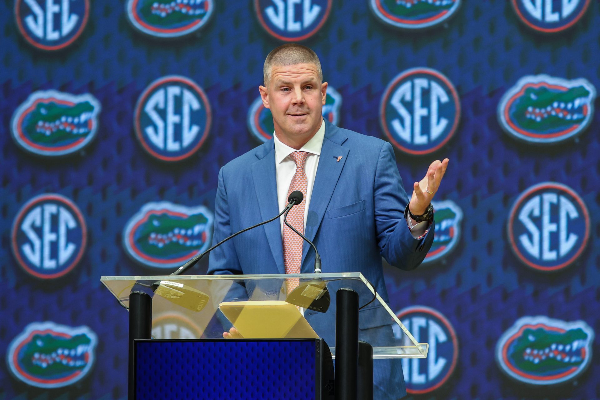 Florida head coach Billy Napier could reach the CFP with the Gators in 2025. (Photo Credit: IMAGN)