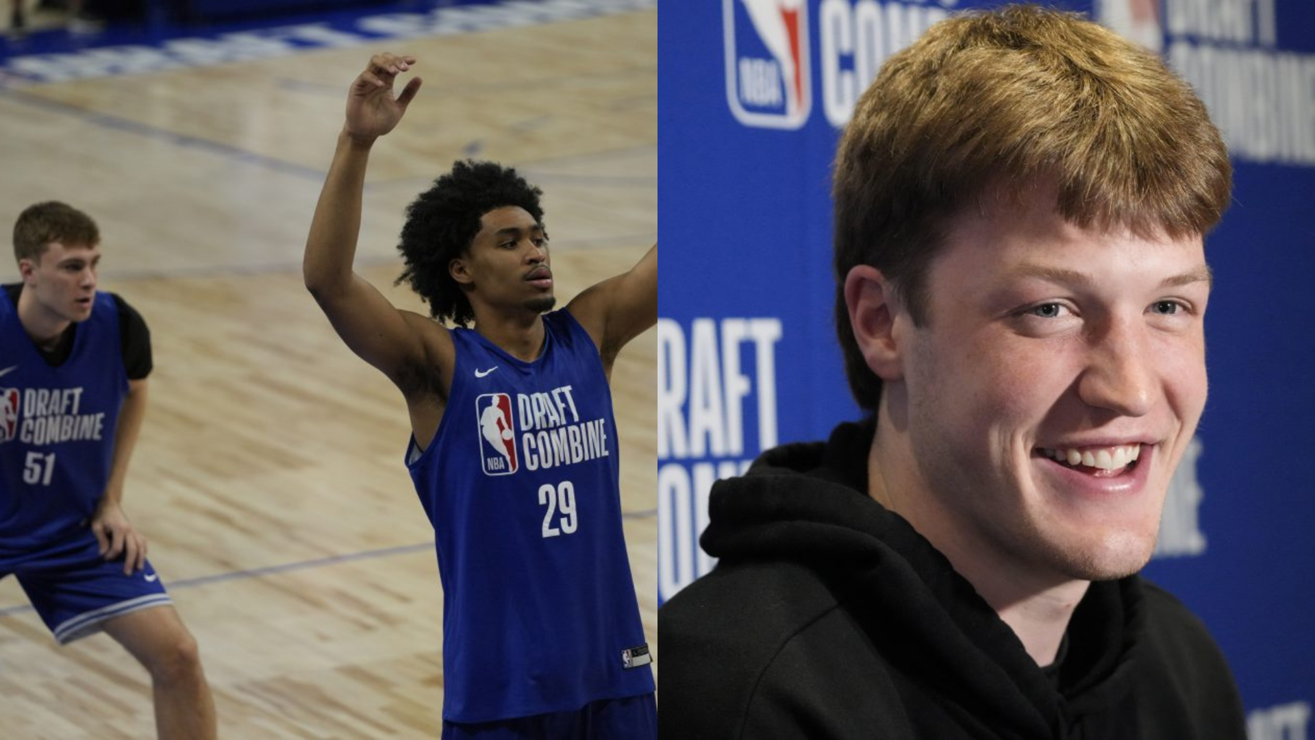 Some of the 2025 NBA lottery picks. - Source: Imagn