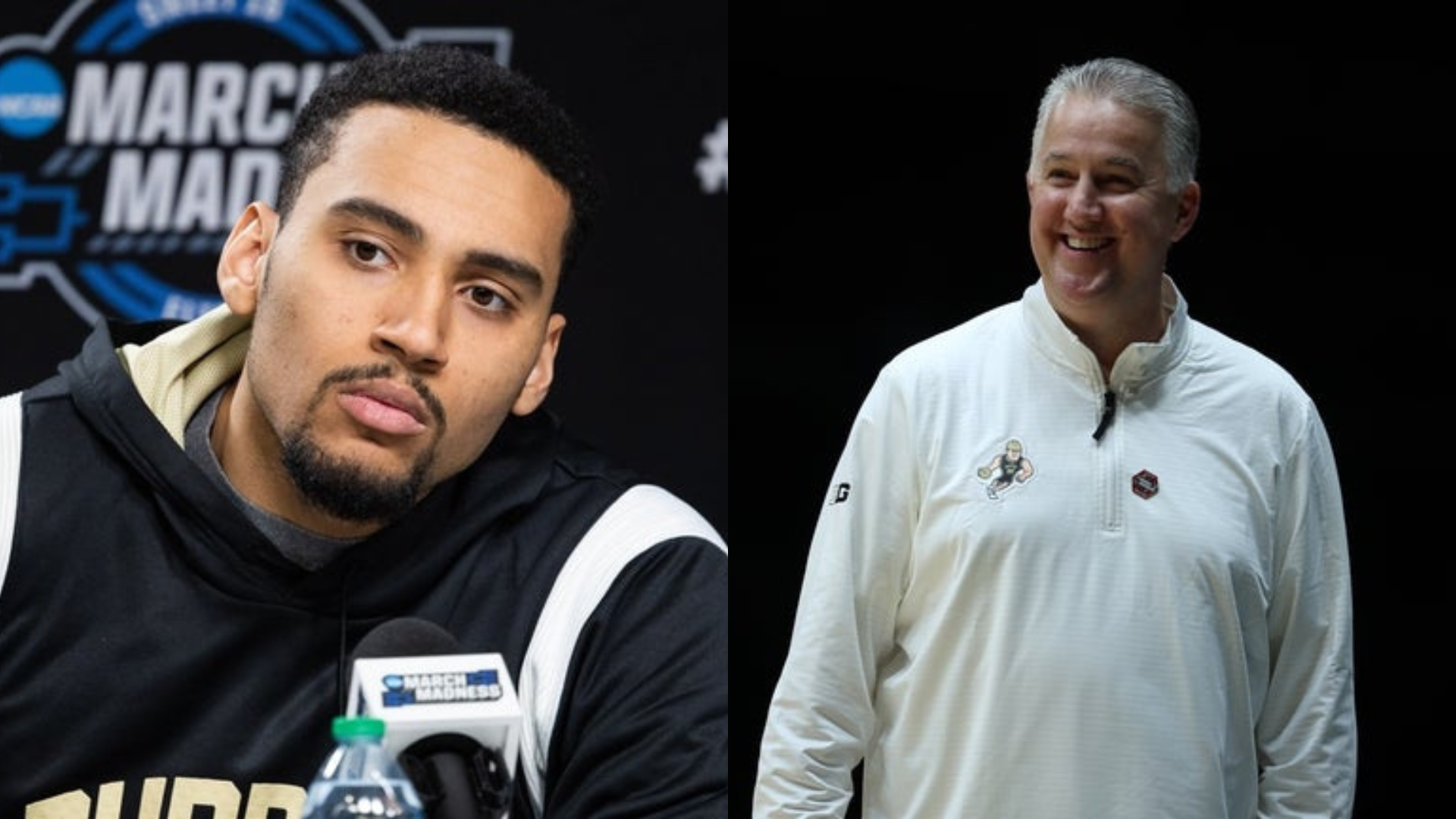 Trey Kaufman-Renn and Purdue head coach Matt Painter. Source: Imagn (Trevor Ruszkowski)