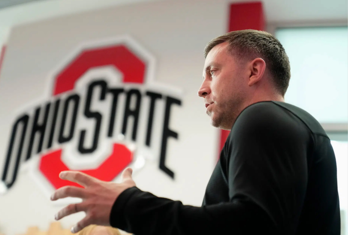 Ohio State basketball coach Jake Diebler