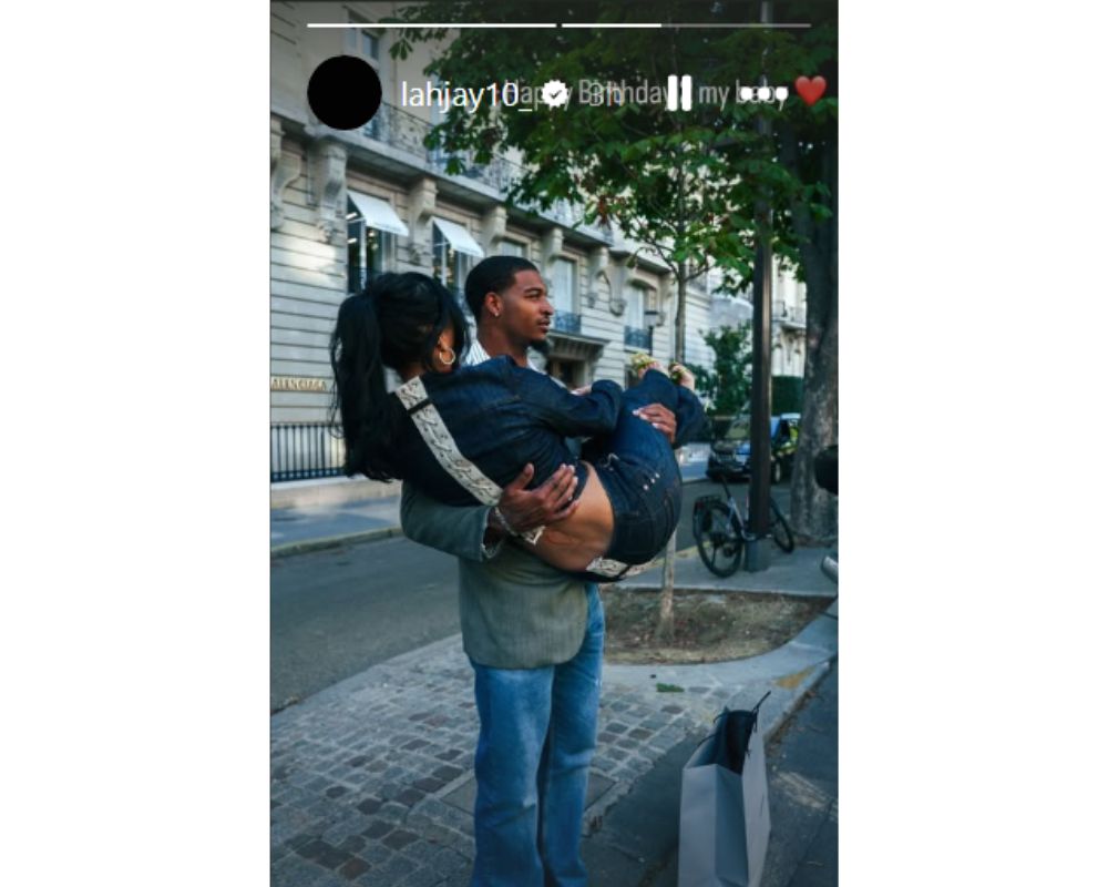 Ja'Marr Chase and Deja Hiott