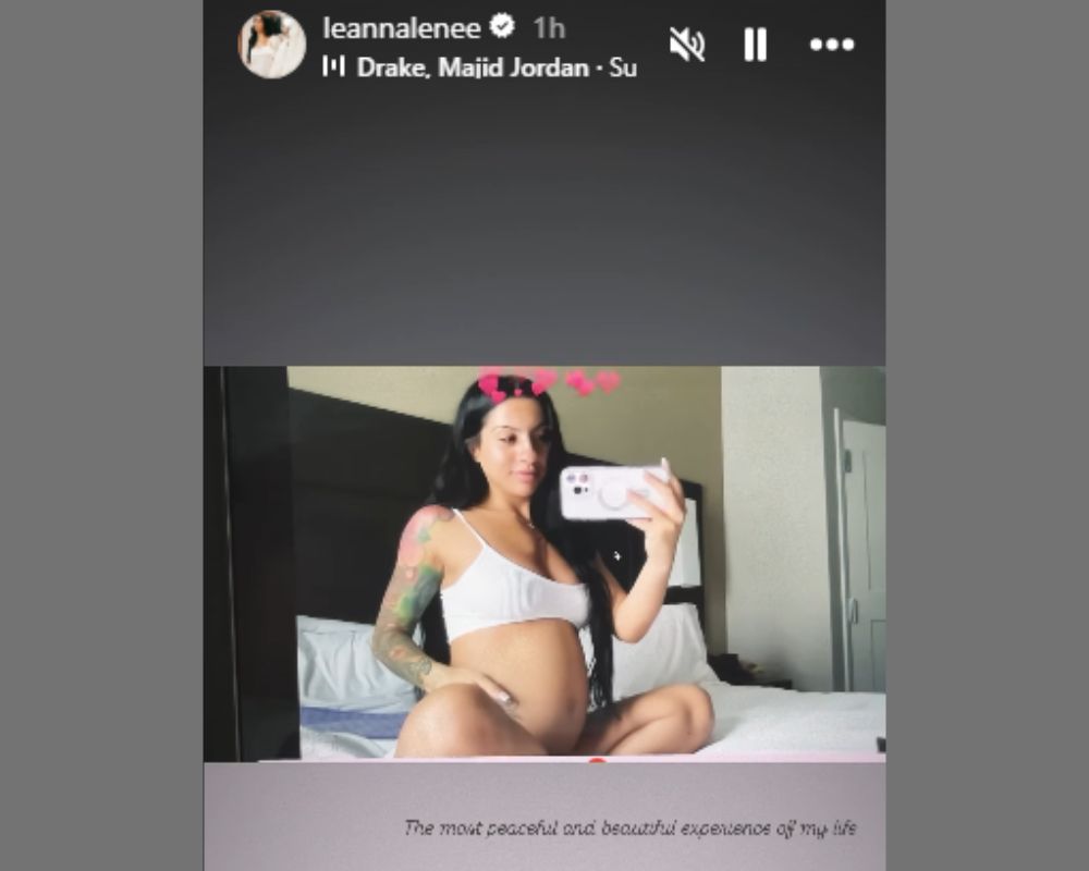 Travis Hunter’s Wife Leanna Lenee Shares Intimate Pregnancy Throwback