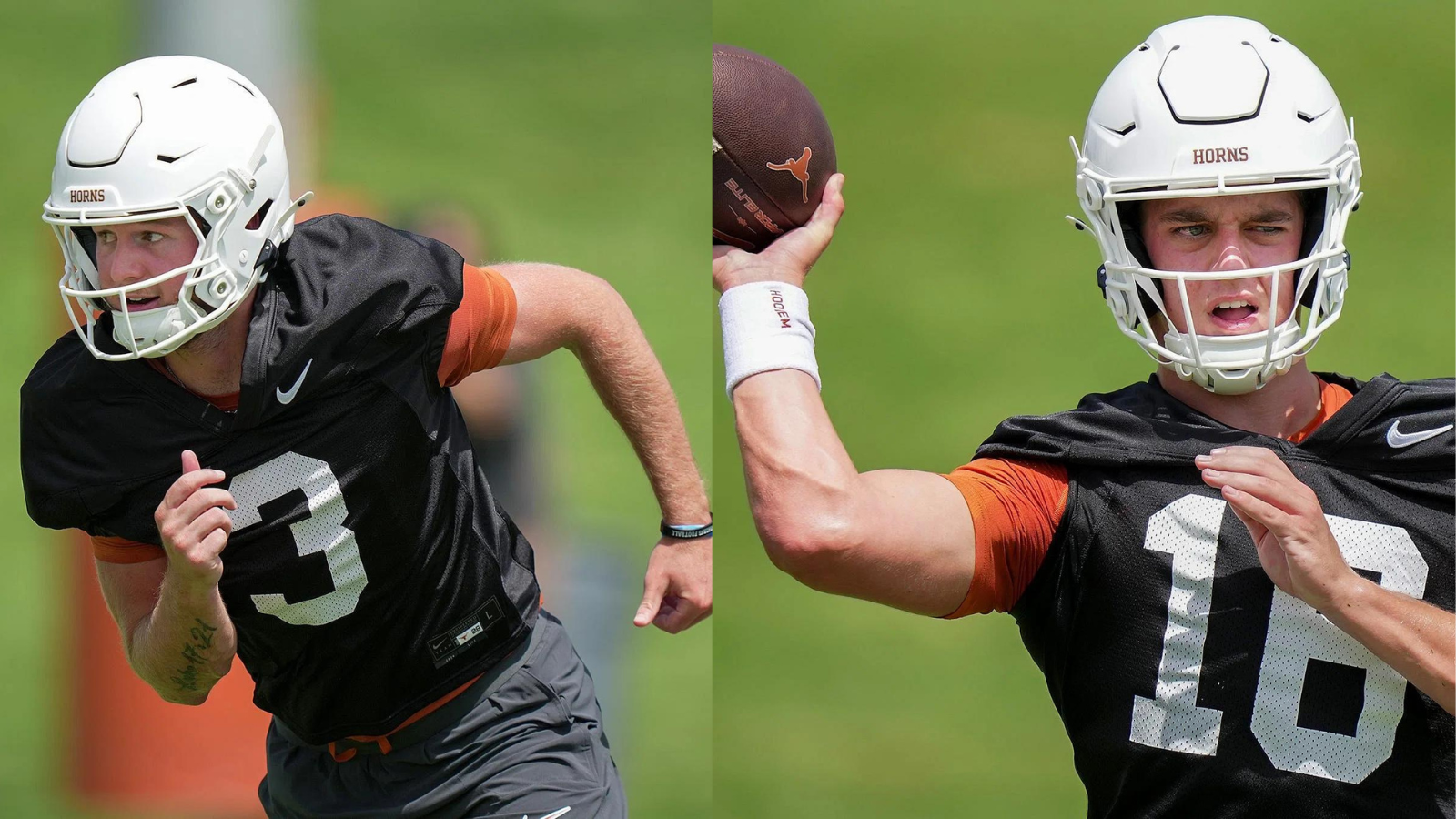 QB Quinn Ewers is gone, but his successor, Arch Manning, opens the season as the main 2025 frontrunner for the Heisman Trophy. (Photo Credits: IMAGN)