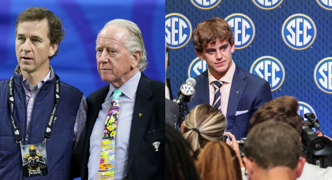 Arch Manning’s Dad Cooper Manning Sends Blunt 3-Word Message to Paul Finebaum’s Massive Claims About Texas QB