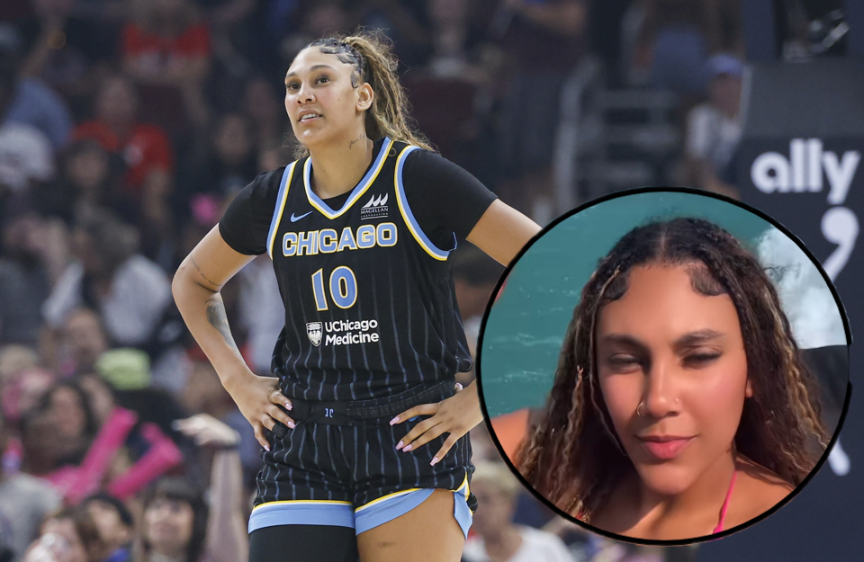 SPOTTED: Ex South Carolina Standout Kamilla Cardoso Sets Sail While Posing In Bright Pink Bikini