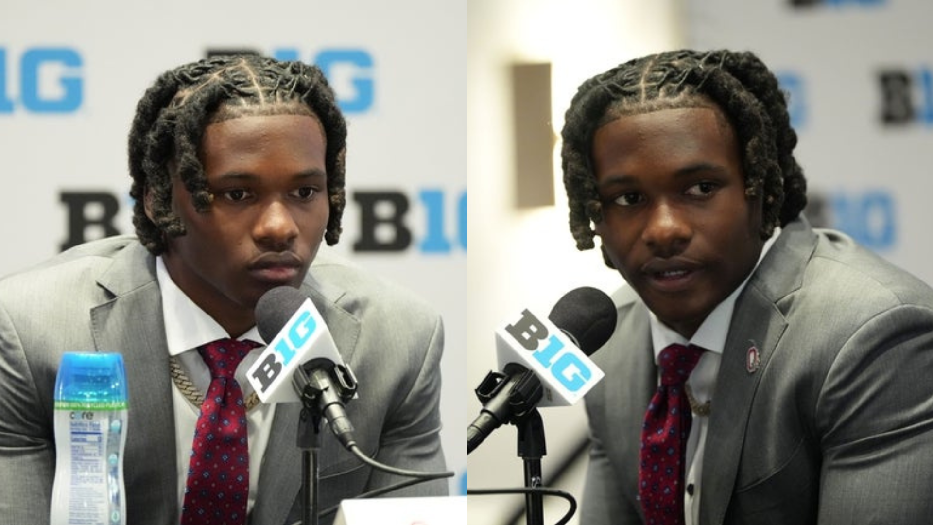 Ohio State wide receiver Jeremiah Smith. Source: Imagn (Lucas Peltier)