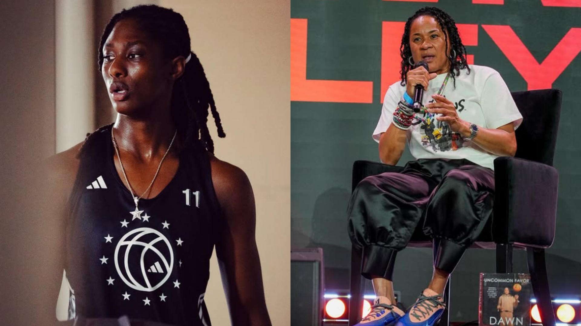 Image Credit: Oliviyah Edwards and Dawn Staley's Instagram