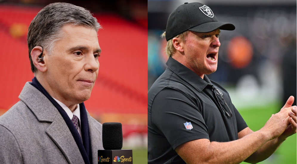 Days After Jon Gruden’s Interest in Coaching College Football, Mike Florio Claims NFL Path May Open Back Up Amid Emails Lawsuit